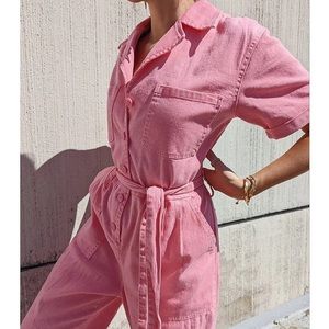 Skies are Blue pink jumpsuit